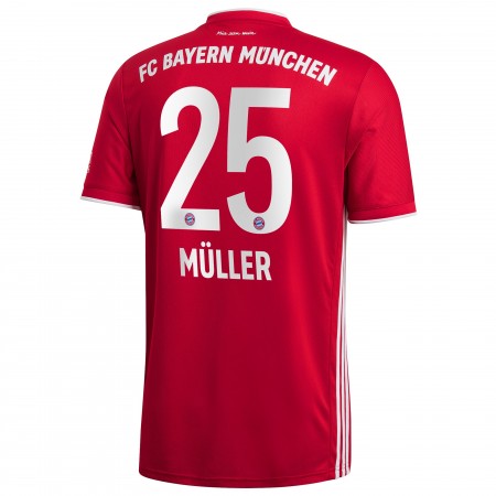 Billiga Fotbollströjor FC Bayern München Thomas Muller 25 Hemma tröja 2020/21 Kortärmad